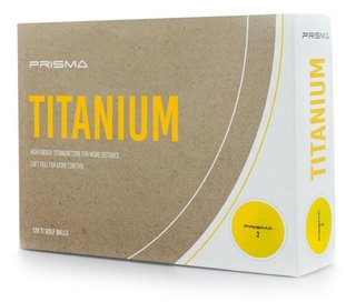 Masters Prisma Titanium golfové míčky, žluté