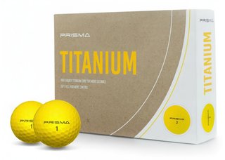 Masters Golf Prisma Titanium golfové míčky, žluté