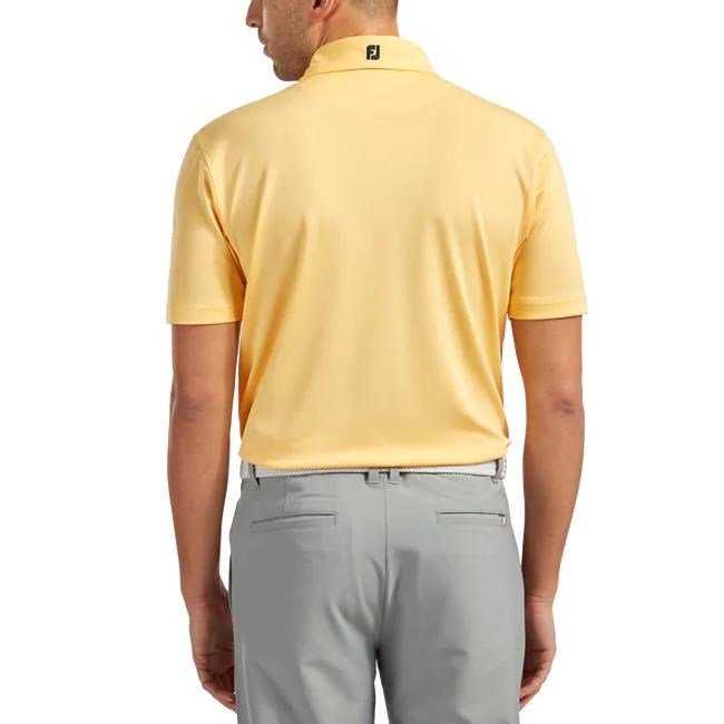 FootJoy Stretch Pique Solid pánské polo, žluté