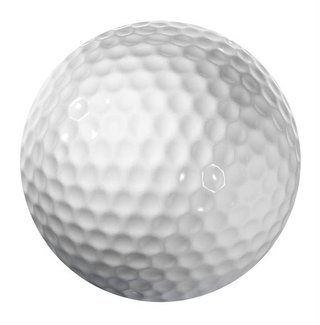 Longridge Blank 2-vrstvý golfový míček, 1ks