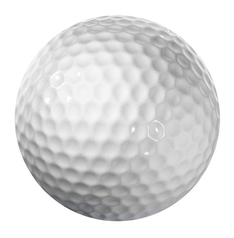 Longridge Blank 2-vrstvý golfový míček, 1ks