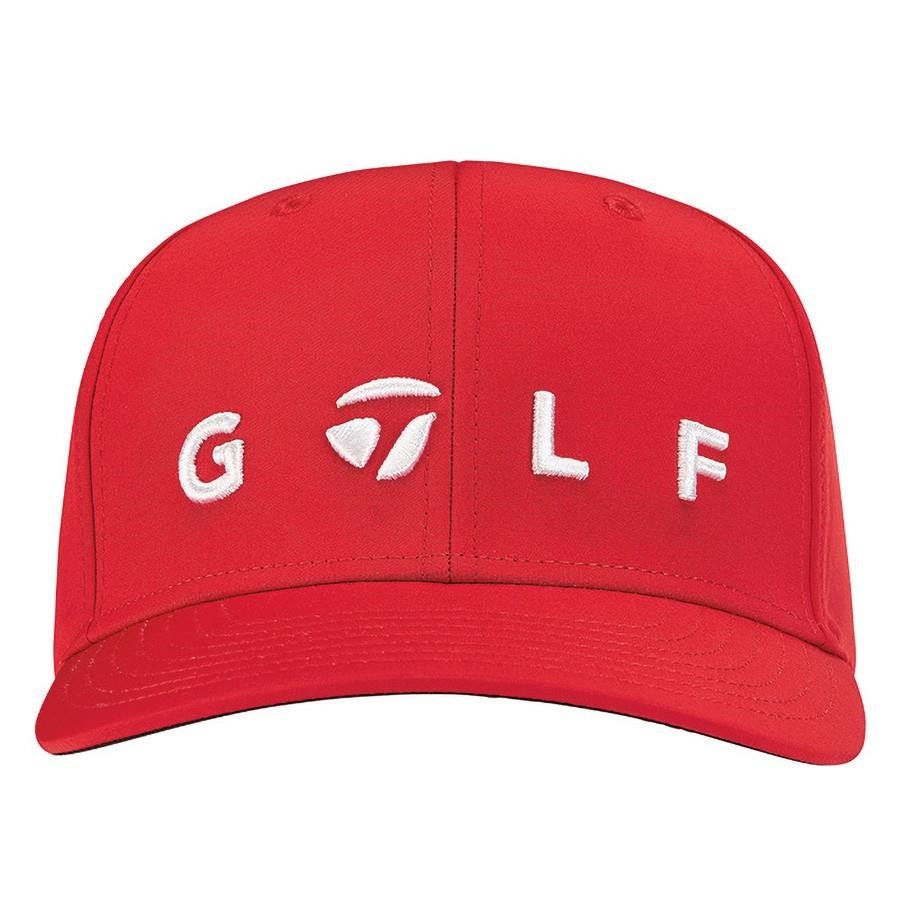 TaylorMade Lifestyle Golf Logo pánská kšiltovka, červená