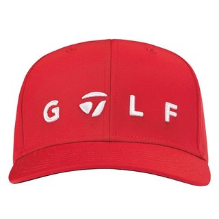 TaylorMade Lifestyle Golf Logo pánská kšiltovka, červená