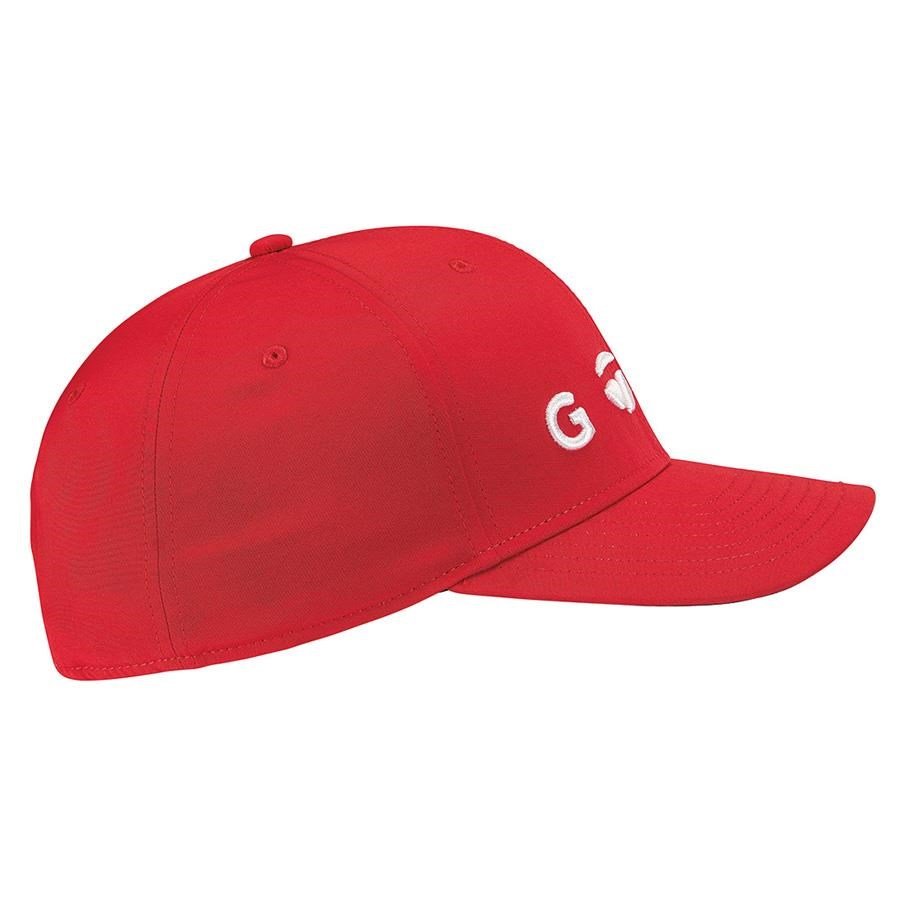 TaylorMade Lifestyle Golf Logo pánská kšiltovka, červená