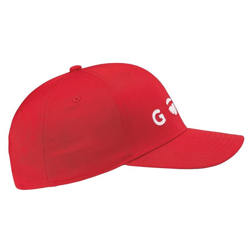 TaylorMade Lifestyle Golf Logo pánská kšiltovka, červená