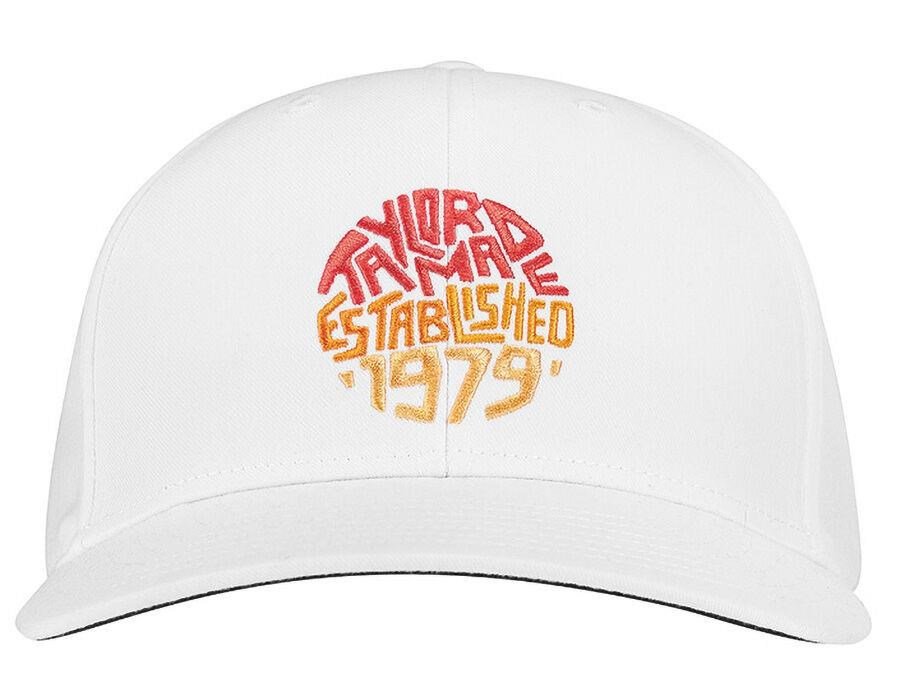 TaylorMade Lifestyle 1979 TM Logo pánská golfová kšiltovka, bílá