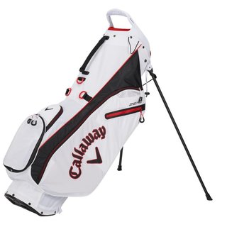 Callaway Hyperlite Zero Double Strap stand bag, bílo/černo/červený
