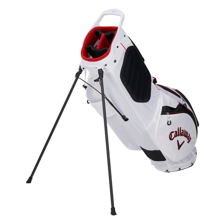Callaway Hyperlite Zero Double Strap stand bag, bílo/černo/červený