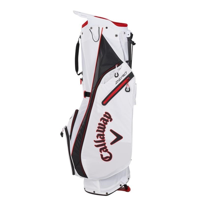 Callaway Hyperlite Zero Double Strap stand bag, bílo/černo/červený