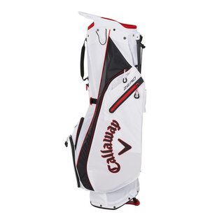 Callaway Hyperlite Zero Double Strap stand bag, bílo/černo/červený