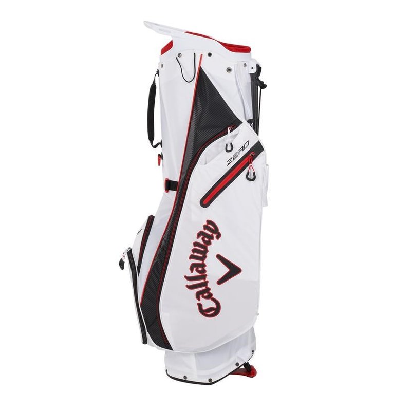 Callaway Hyperlite Zero Double Strap stand bag, bílo/černo/červený