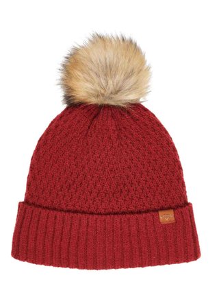 Callaway Pom Pom Beanie dámská zimní čepice, červená