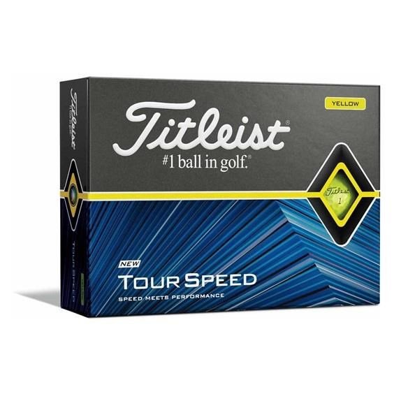 Titleist Tour Speed 21 golfové míčky, žluté