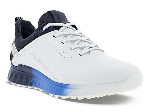Ecco S-Three Goretex pánské golfové boty, bílé