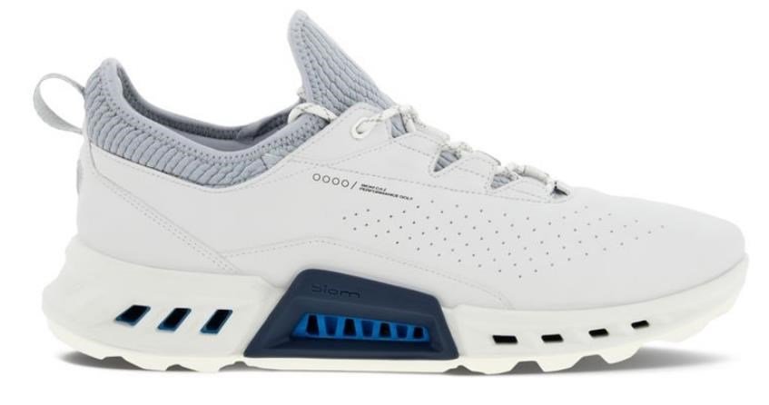 Ecco Biom C4 pánské kožené Gore-Tex golfové boty, bílé