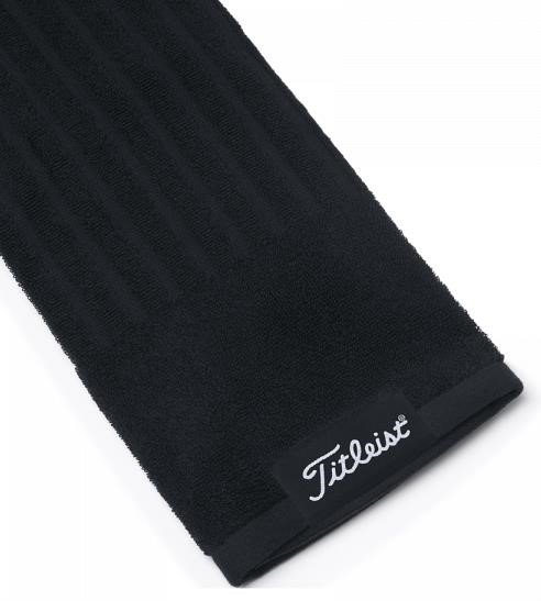 Titleist Trifold Cart golfový ručník, černý