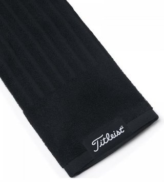 Titleist Trifold Cart golfový ručník, černý