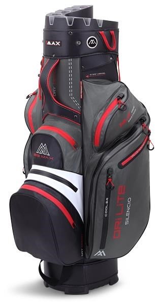 Big Max Dri Lite Silencio 2 cart bag, šedo/bílo/černo/červený
