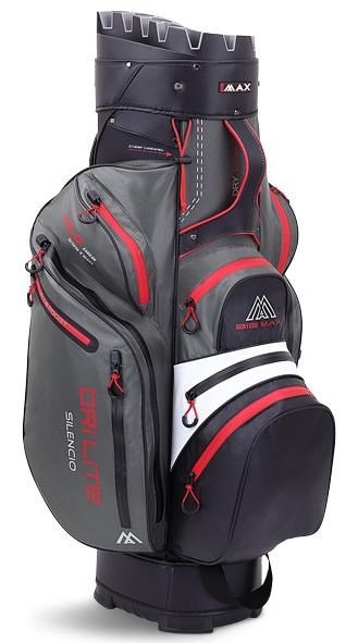 Big Max Dri Lite Silencio 2 cart bag, šedo/bílo/černo/červený
