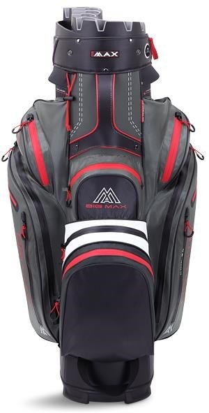 Big Max Dri Lite Silencio 2 cart bag, šedo/bílo/černo/červený
