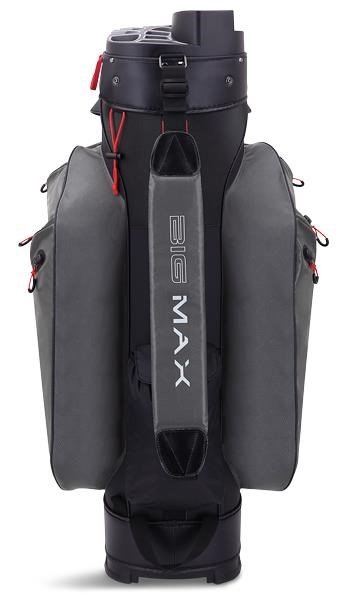 Big Max Dri Lite Silencio 2 cart bag, šedo/bílo/černo/červený