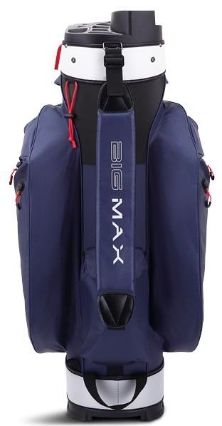 Big Max Dri Lite Silencio 2 cart bag, tmavě modro/stříbrno/červený