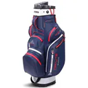 Big Max Dri Lite Silencio 2 cart bag, tmavě modro/stříbrno/červený