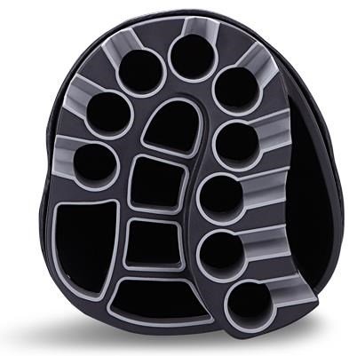 Big Max Dri Lite Silencio 2 cart bag, steel blue/silver/fuchsia