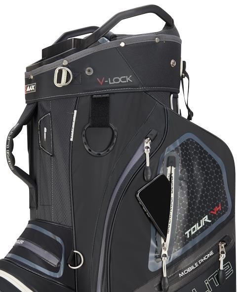 Big Max Dri Lite V-4 cart bag, černý