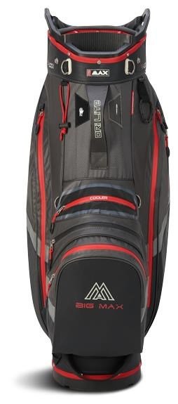 Big Max Dri Lite V-4 cart bag, šedo/černo/červený