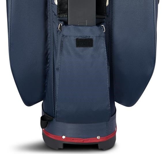 Big Max Dri Lite V-4 cart bag, blueberry/white/merlot