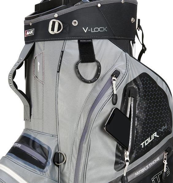 Big Max Dri Lite V-4 cart bag, šedo/černý