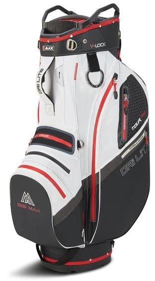 Big Max Dri Lite V-4 cart bag, černo/bílo/červený