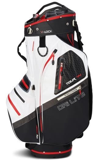 Big Max Dri Lite V-4 cart bag, černo/bílo/červený