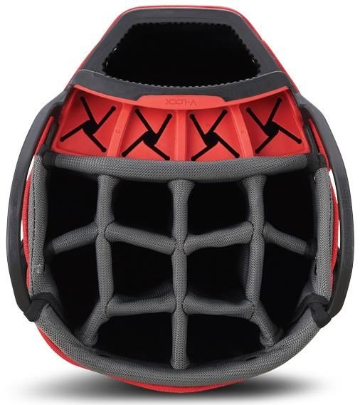 Big Max Dri Lite V-4 cart bag, černo/bílo/červený
