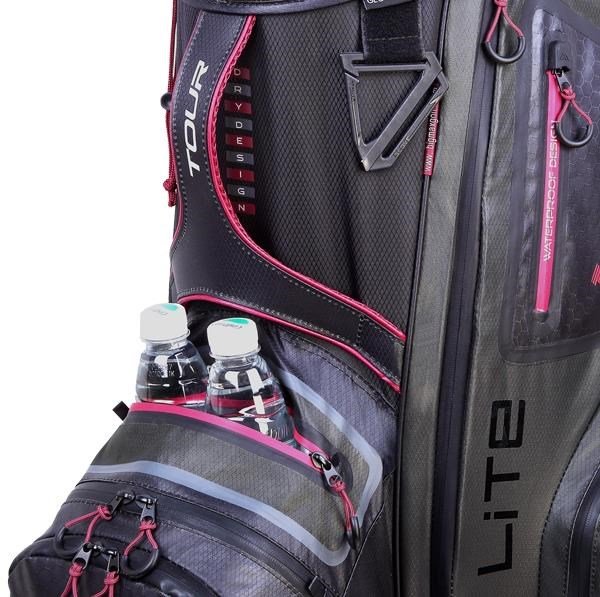 Big Max Dri Lite Tour cart bag, černo/šedo/červený