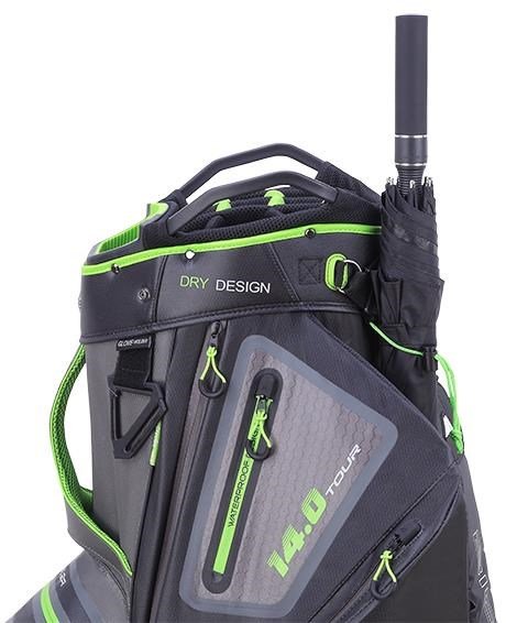 Big Max Dri Lite Tour cart bag, šedo/černo/limetkový