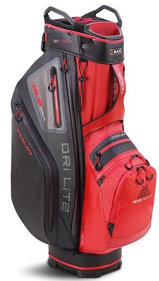Big Max Dri Lite Tour cart bag, červeno/černý