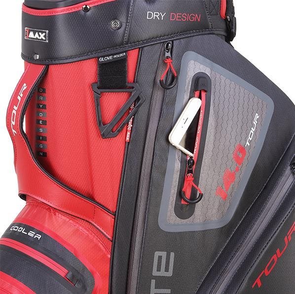 Big Max Dri Lite Tour cart bag, červeno/černý