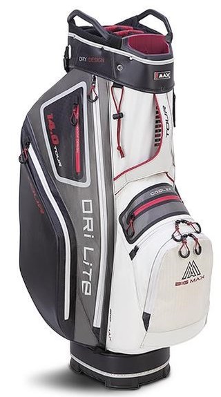 Big Max Dri Lite Tour cart bag, bílo/šedo/černo/červený