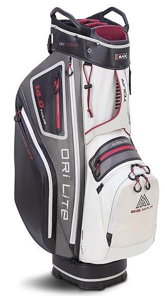 Big Max Dri Lite Tour cart bag, bílo/šedo/černo/červený
