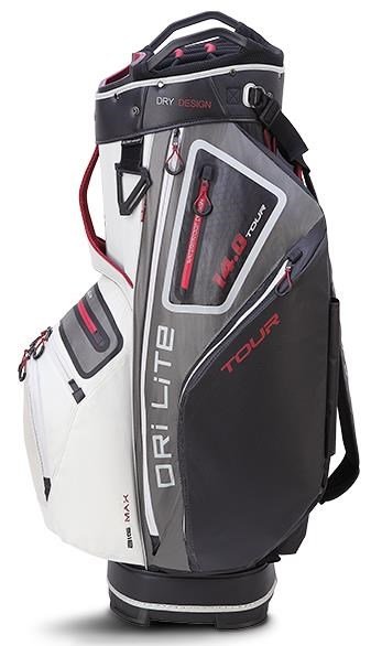 Big Max Dri Lite Tour cart bag, bílo/šedo/černo/červený
