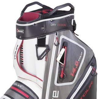 Big Max Dri Lite Tour cart bag, bílo/šedo/černo/červený