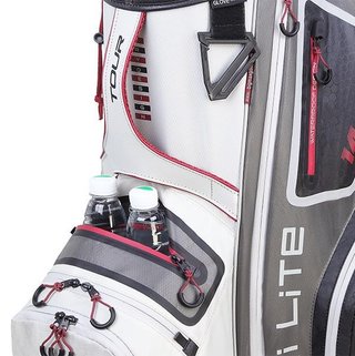 Big Max Dri Lite Tour cart bag, bílo/šedo/černo/červený