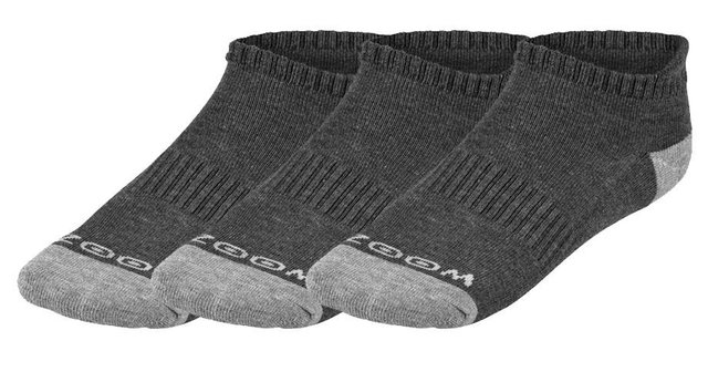 Zoom Ankle dámské ponožky, 3páry, šedé