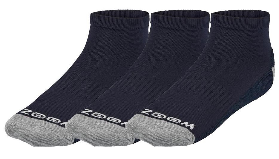 Zoom Ankle dámské ponožky, 3páry, modré