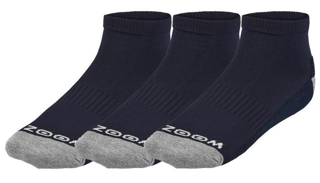Zoom Ankle dámské ponožky, 3páry, modré