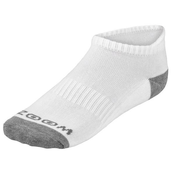 Zoom Ankle dámské kotníkové ponožky, bílo/stříbrné, 3 páry