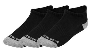 Zoom Ankle dámské ponožky, 3páry, černé