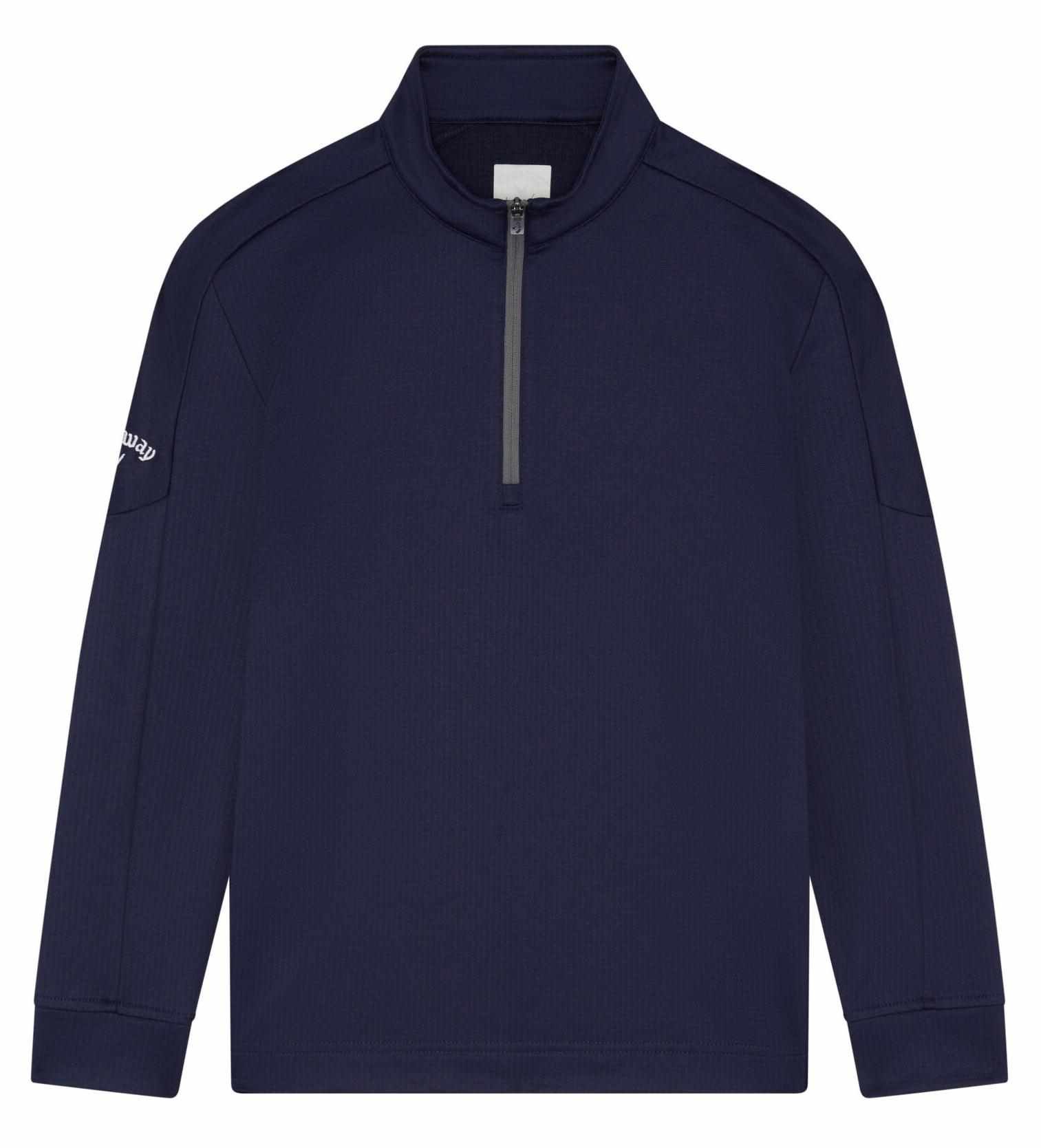 Callaway Waffle Fleece chlapecká mikina, modrá